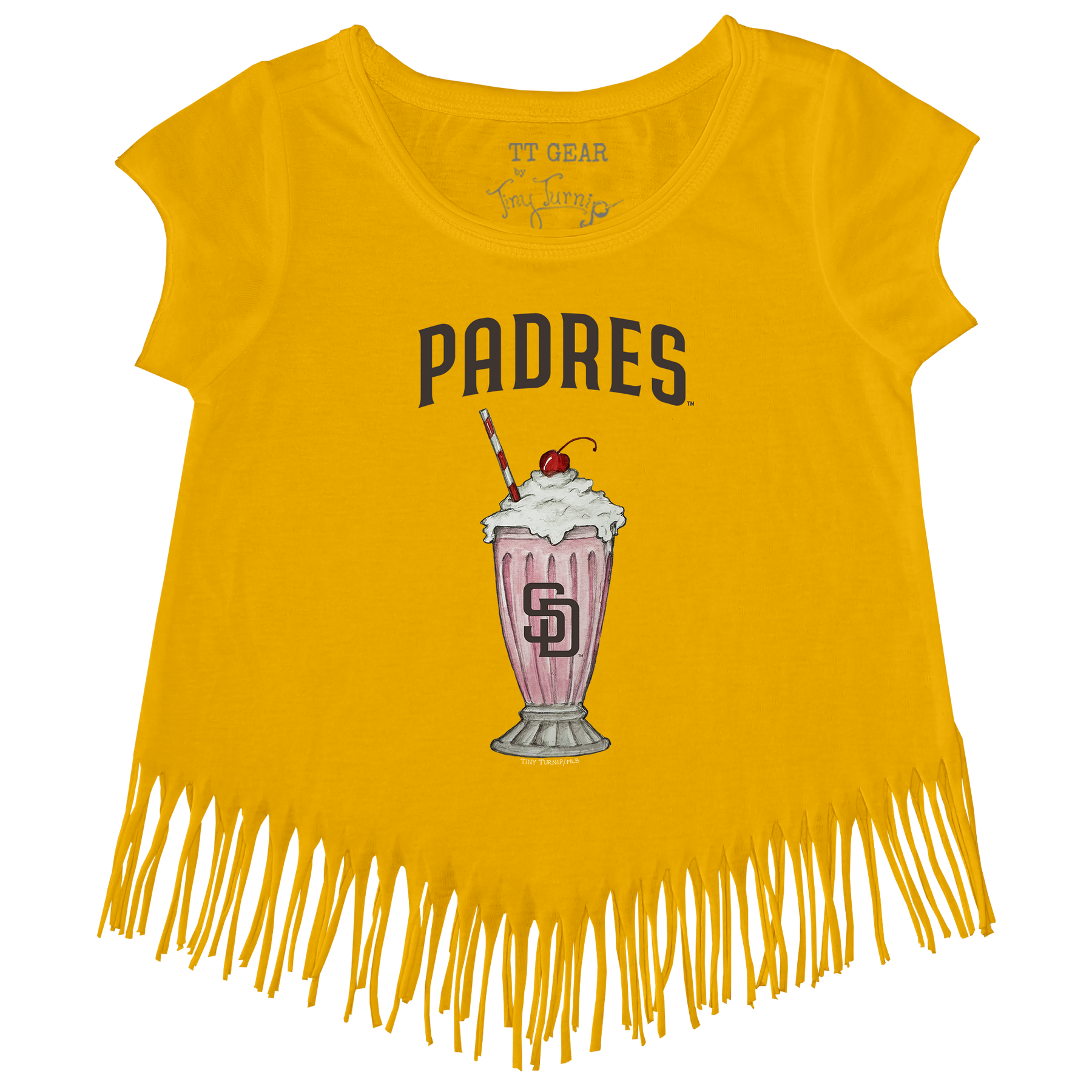 San Diego Padres Milkshake Fringe Tee