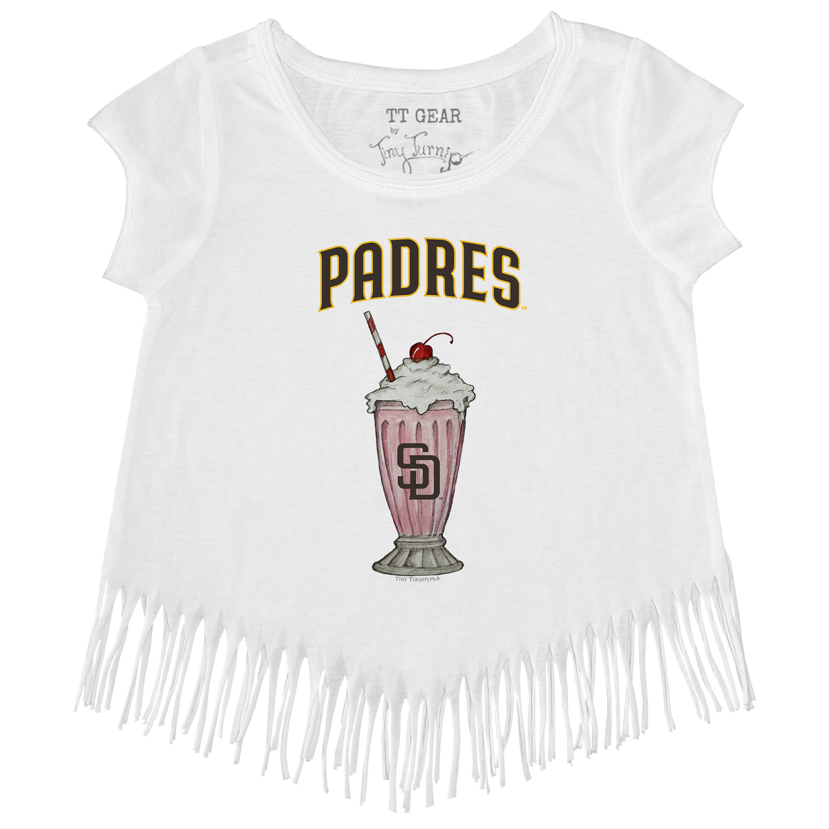 San Diego Padres Milkshake Fringe Tee