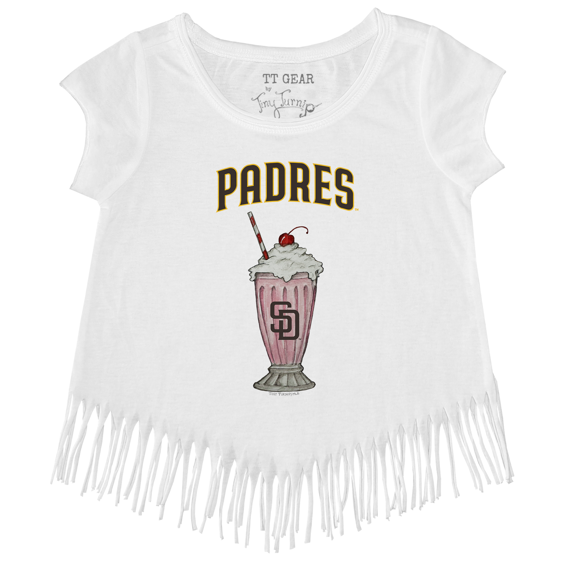 San Diego Padres Milkshake Fringe Tee