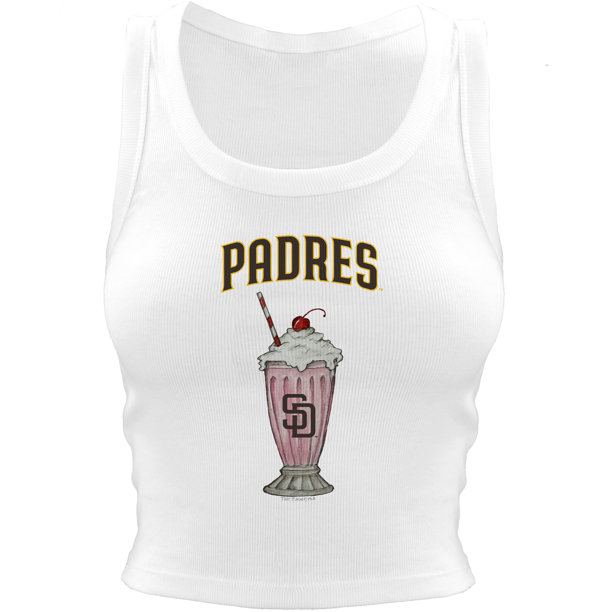 San Diego Padres Milkshake Crop Tank