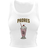 San Diego Padres Milkshake Crop Tank