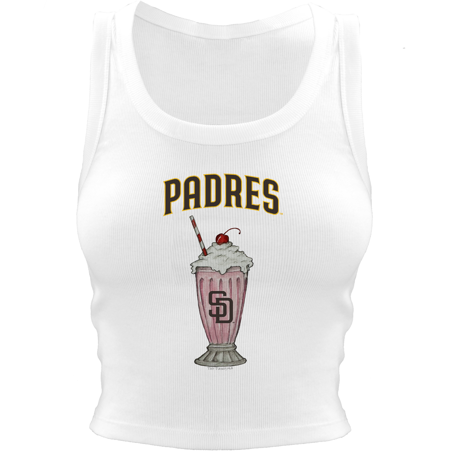 San Diego Padres Milkshake Crop Tank