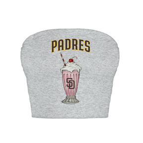 San Diego Padres Milkshake Crop Tube Top
