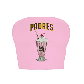 San Diego Padres Milkshake Crop Tube Top