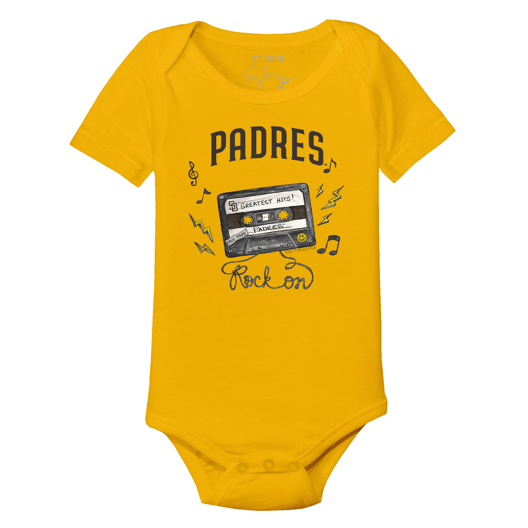 San Diego Padres Mixtape Short Sleeve Snapper