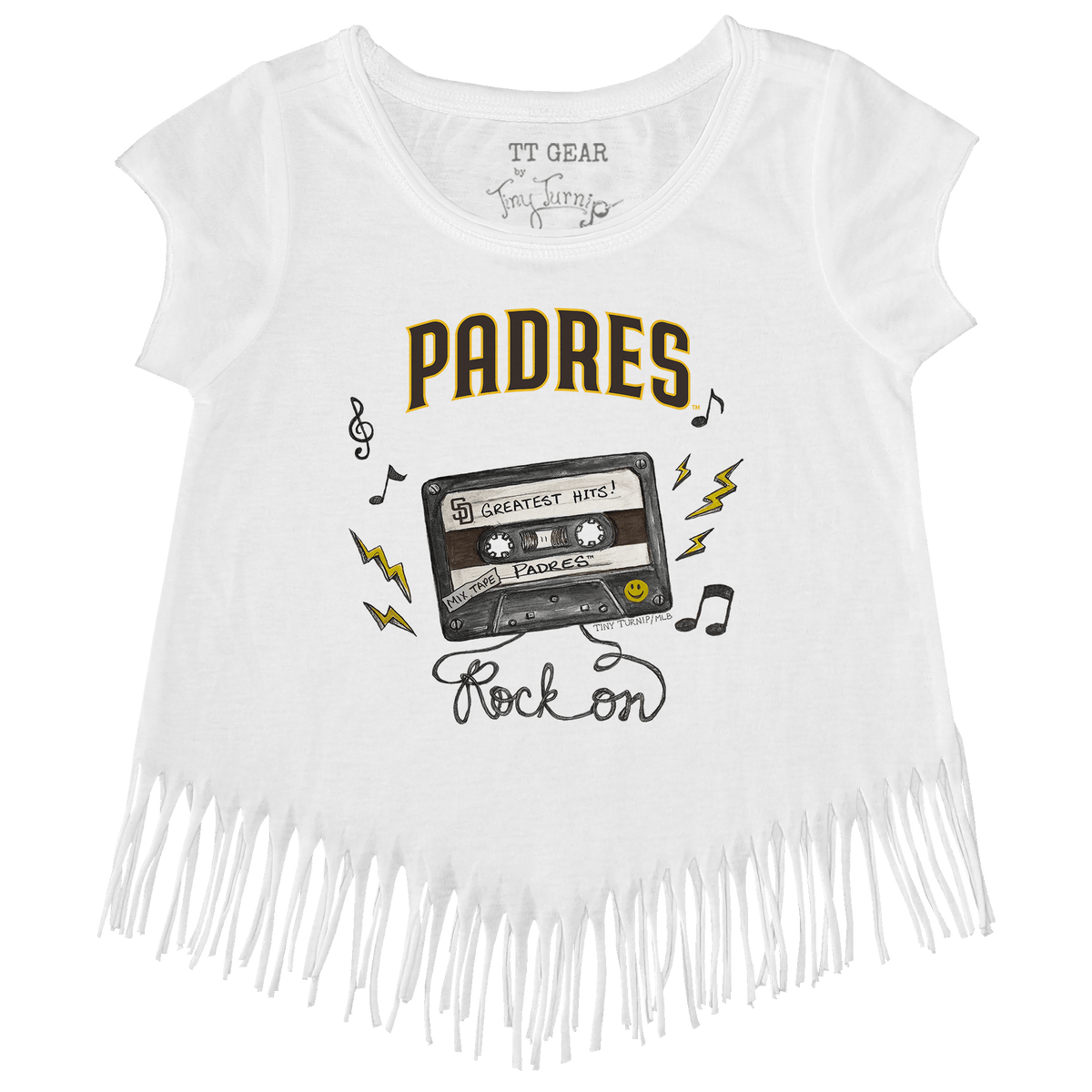 San Diego Padres Mixtape Fringe Tee - Tiny Turnip