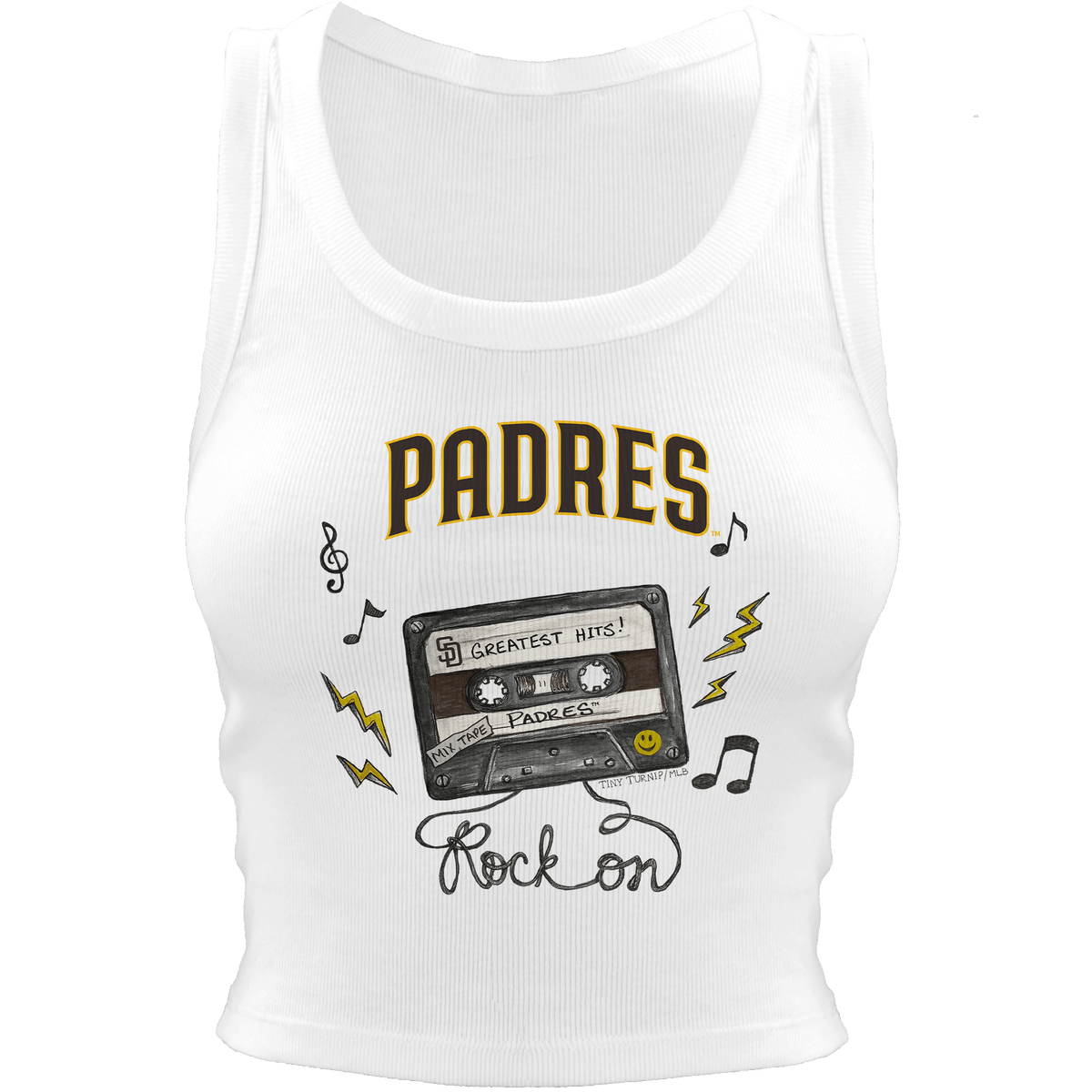 San Diego Padres Mixtape Crop Tank
