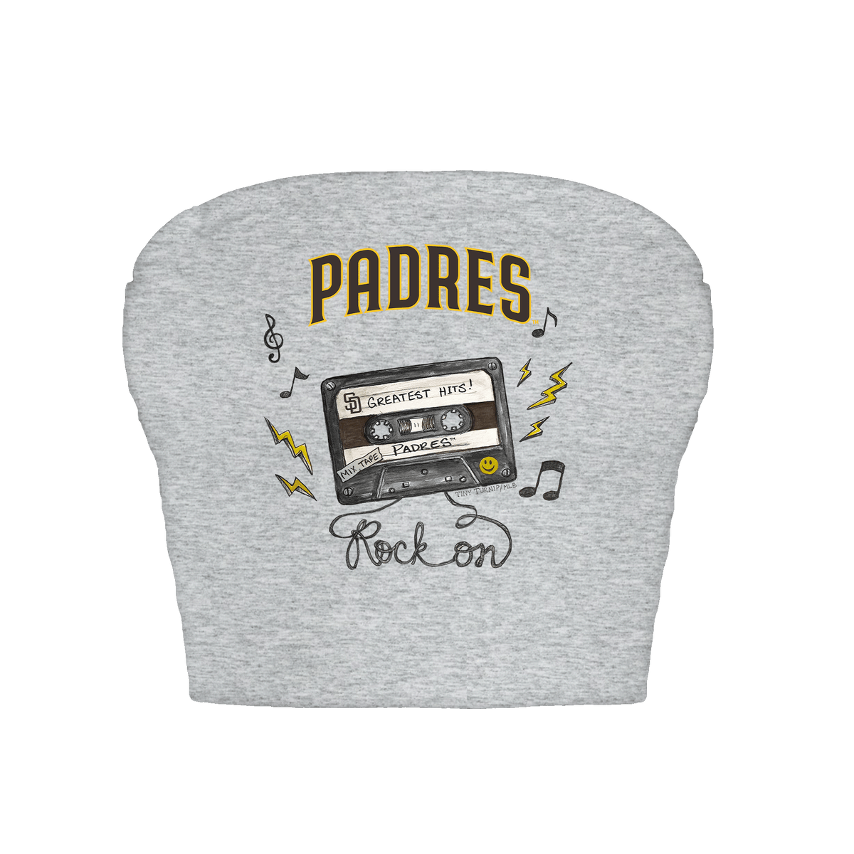 San Diego Padres Mixtape Crop Tube Top