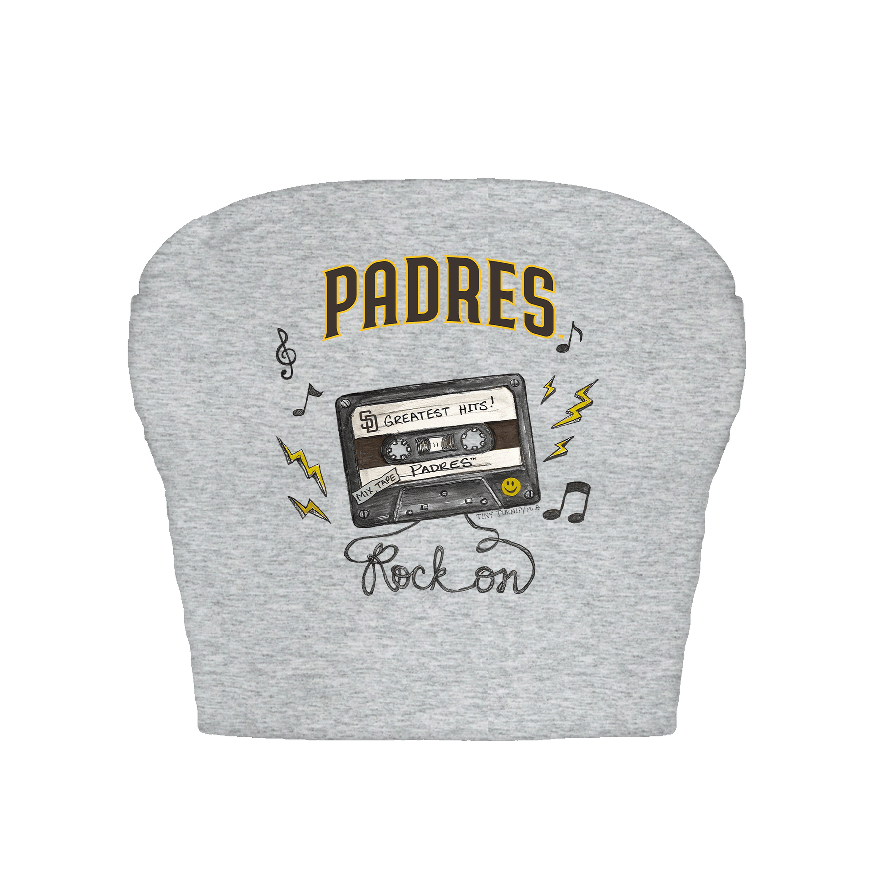 San Diego Padres Mixtape Crop Tube Top