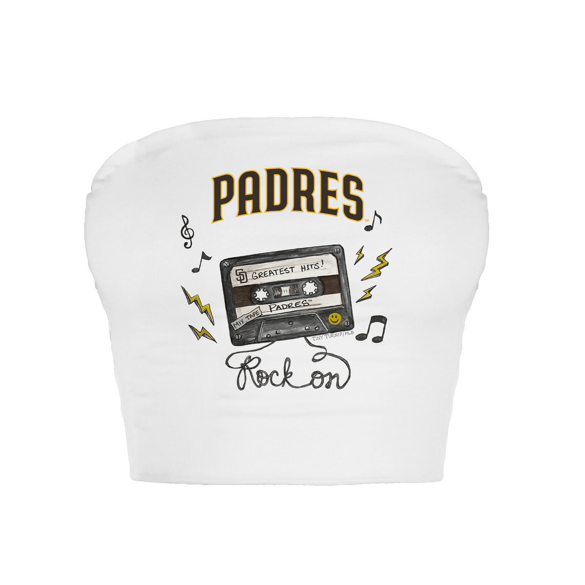San Diego Padres Mixtape Crop Tube Top