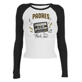 San Diego Padres Mixtape Roxy Raglan Long Sleeve