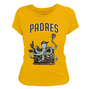 San Diego Padres Octopus Tee Shirt