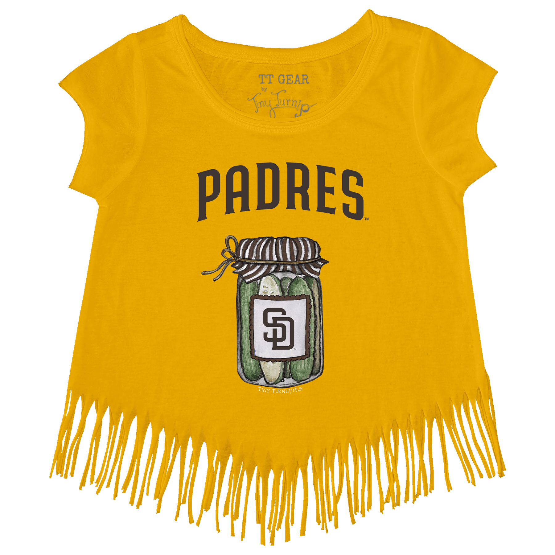 San Diego Padres Pickle Jar Fringe Tee