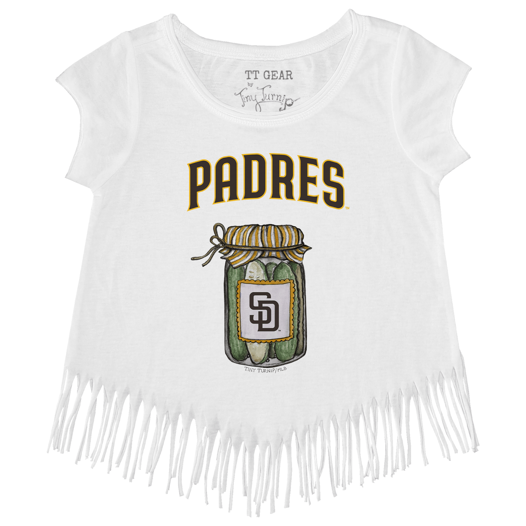 San Diego Padres Pickle Jar Fringe Tee