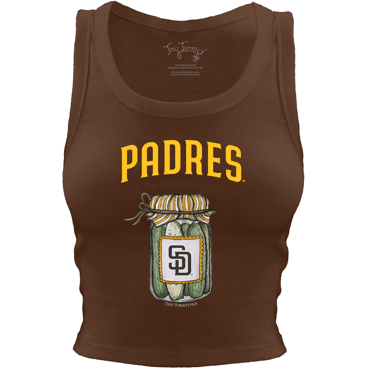 San Diego Padres Pickle Jar Crop Tank