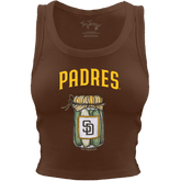 San Diego Padres Pickle Jar Crop Tank