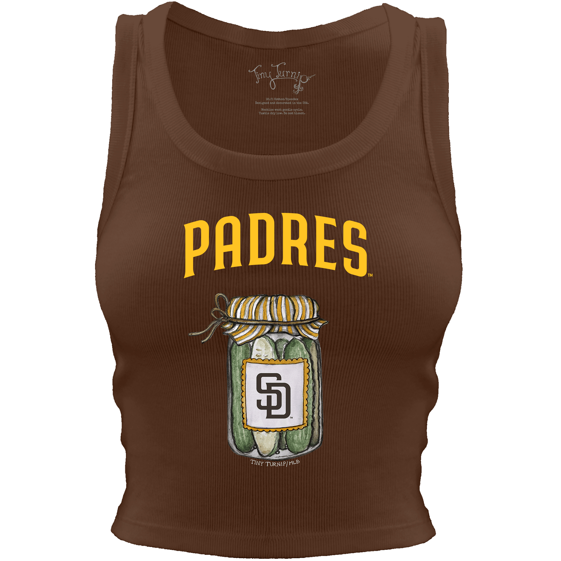 San Diego Padres Pickle Jar Crop Tank