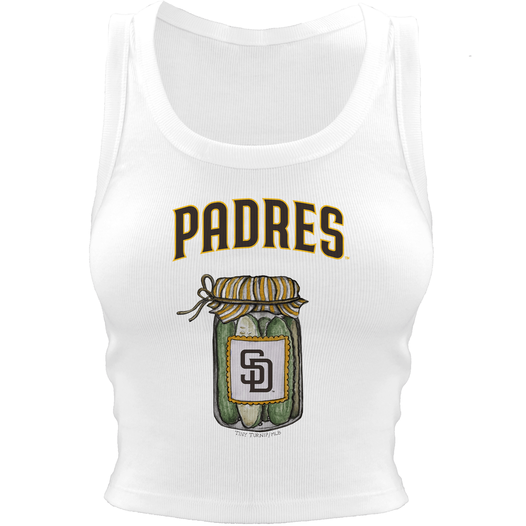 San Diego Padres Pickle Jar Crop Tank