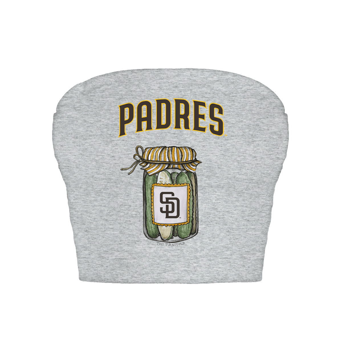 San Diego Padres Pickle Jar Crop Tube Top