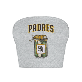San Diego Padres Pickle Jar Crop Tube Top