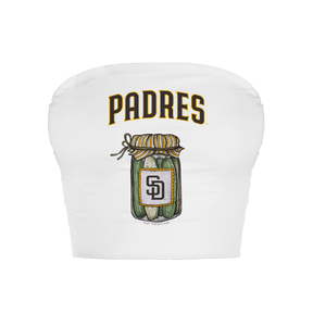 San Diego Padres Pickle Jar Crop Tube Top