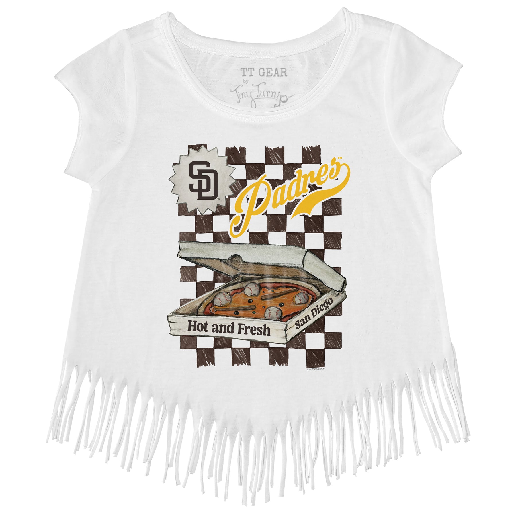 San Diego Padres Pizza Fringe Tee