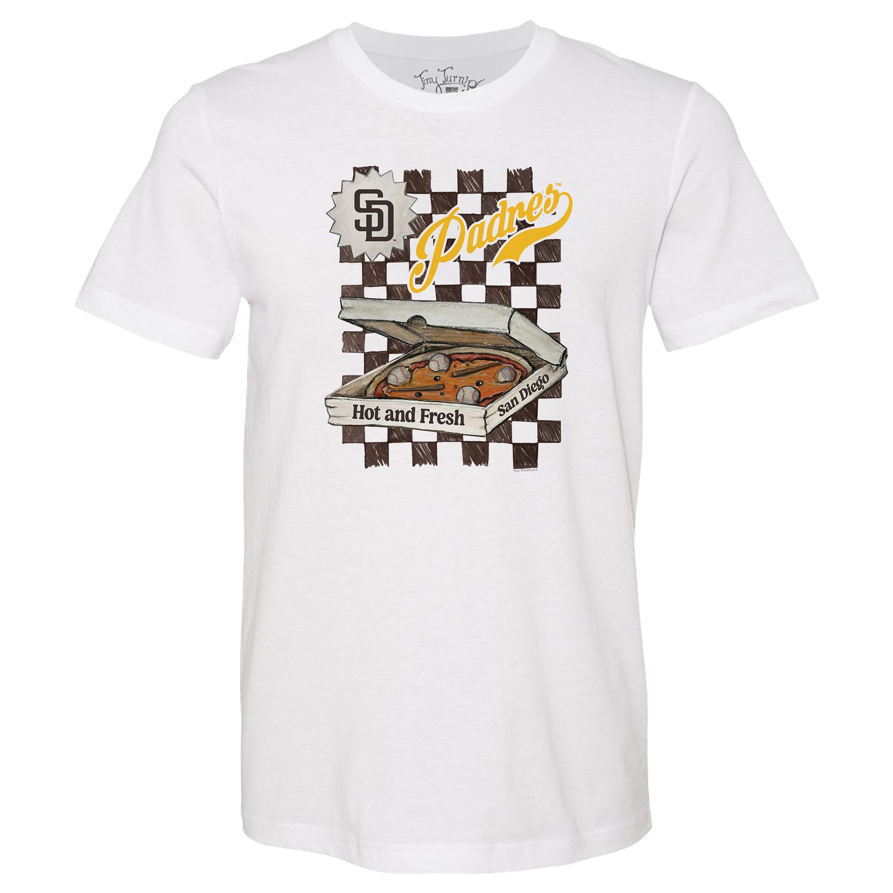 San Diego Padres Pizza Tee Shirt