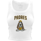 San Diego Padres Puddy Crop Tank - Tiny Turnip