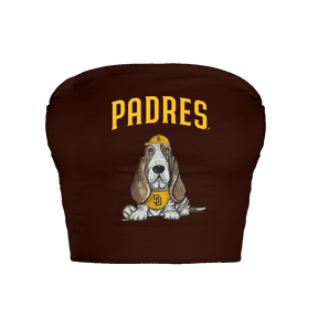 San Diego Padres Puddy Crop Tube Top - Tiny Turnip