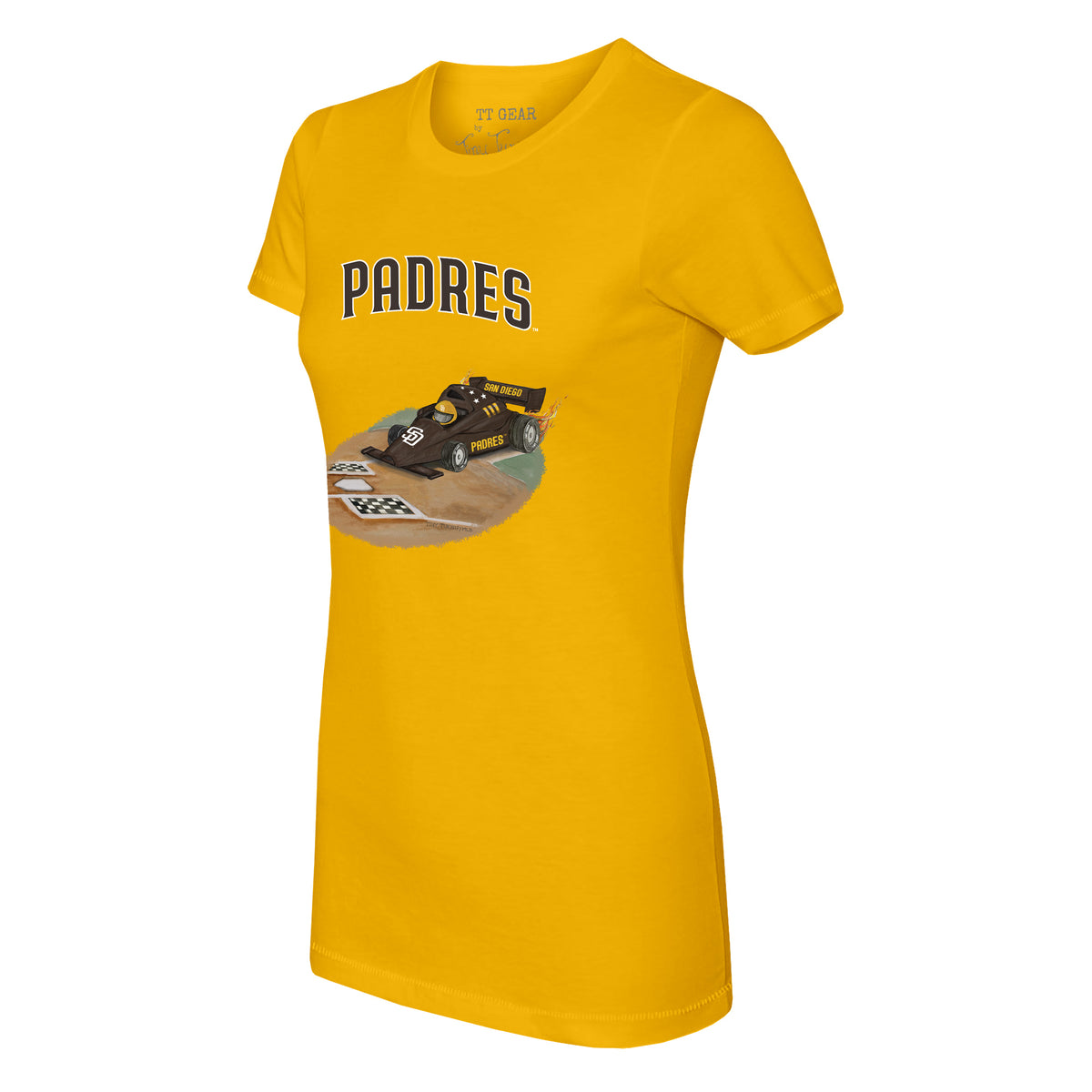 San Diego Padres Race Car Tee Shirt