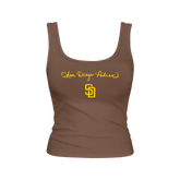 San Diego Padres Logo Script Emmy Tank