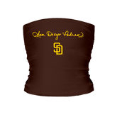 San Diego Padres Logo Script Tube Top - Tiny Turnip