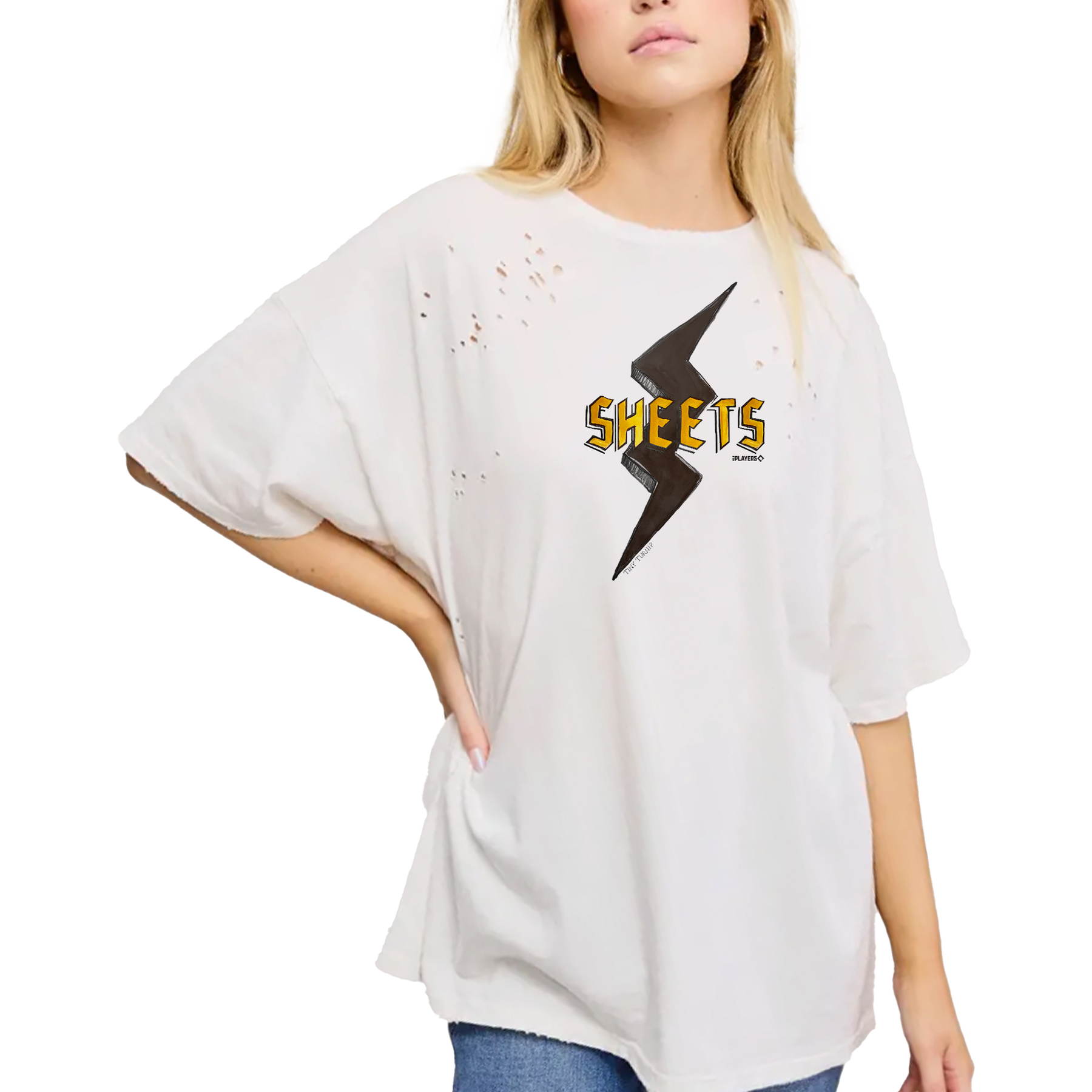 VIP San Diego Padres Postseason '26 Rocker Distressed Tee - Tiny Turnip