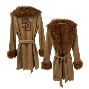 VIP San Diego Padres Postseason '26 Foxy Faux Suede Jacket
