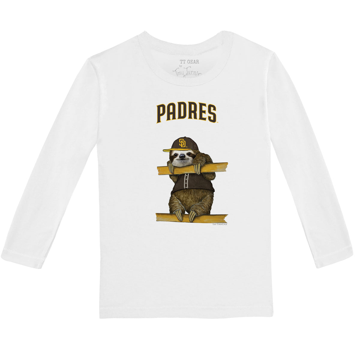 San Diego Padres Sloth Long-Sleeve Tee Shirt