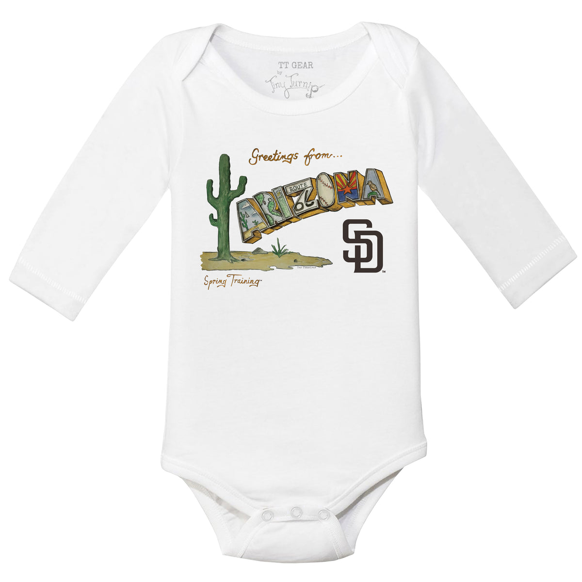 San Diego Padres Spring Training 2025 Long Sleeve Snapper