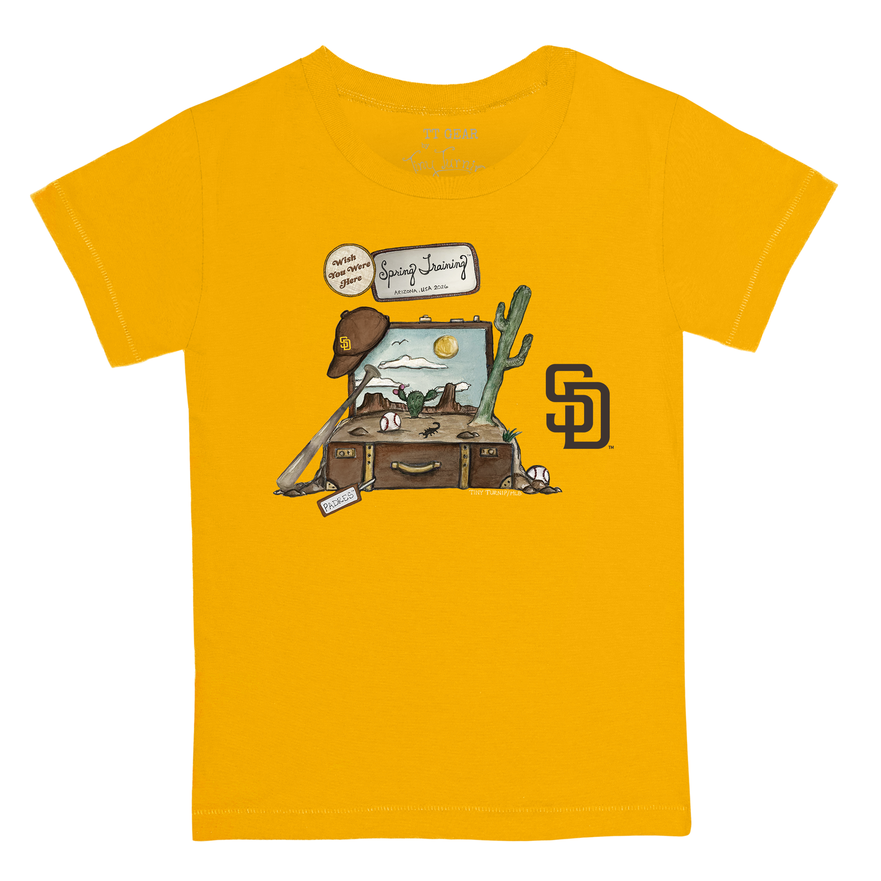 San Diego Padres Spring Training 2026 Kid's Tee Shirt - Tiny Turnip