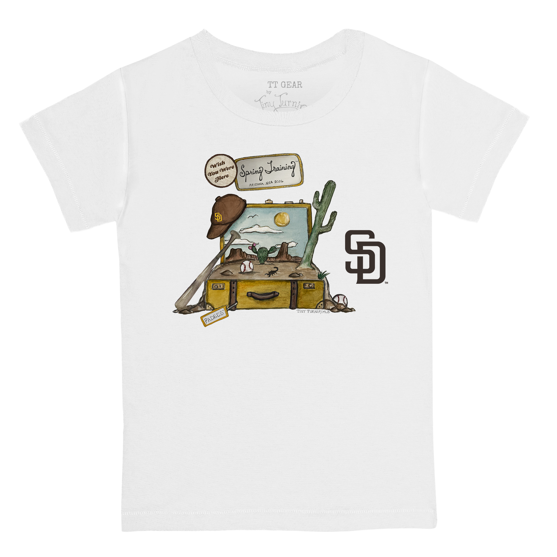 San Diego Padres Spring Training 2026 Kid's Tee Shirt - Tiny Turnip