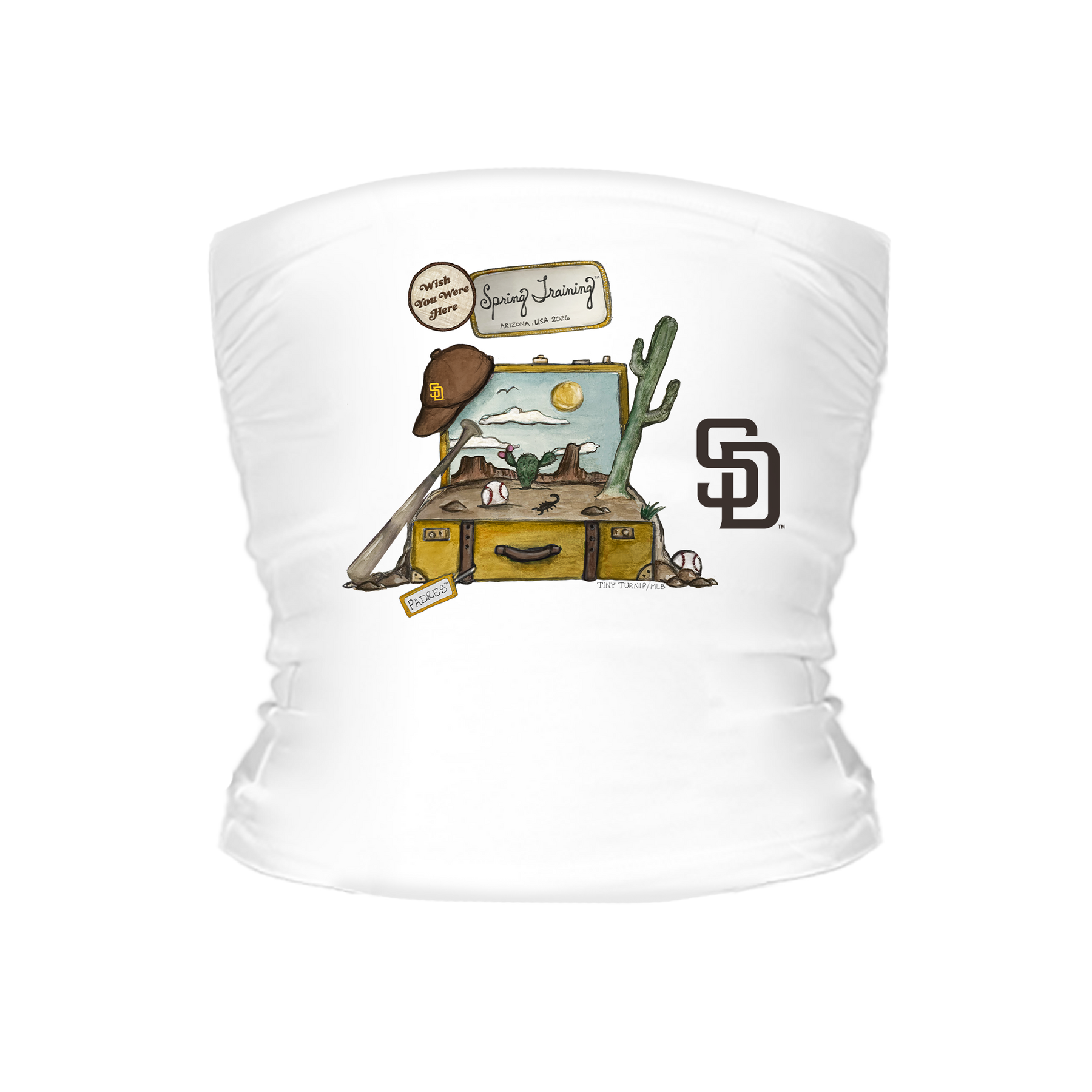 San Diego Padres Spring Training 2026 Tube Top