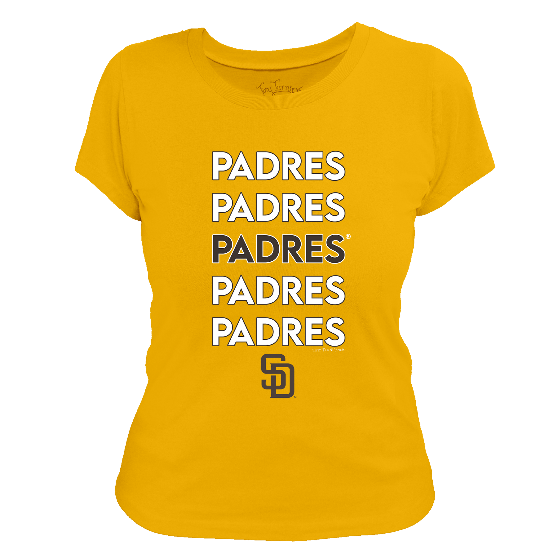 San Diego Padres Stacked Tee Shirt