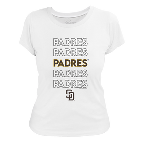 San Diego Padres Stacked Tee Shirt