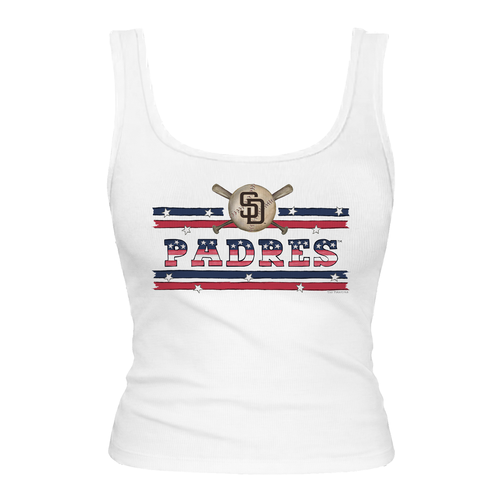 San Diego Padres Stars and Stripes Emmy Tank