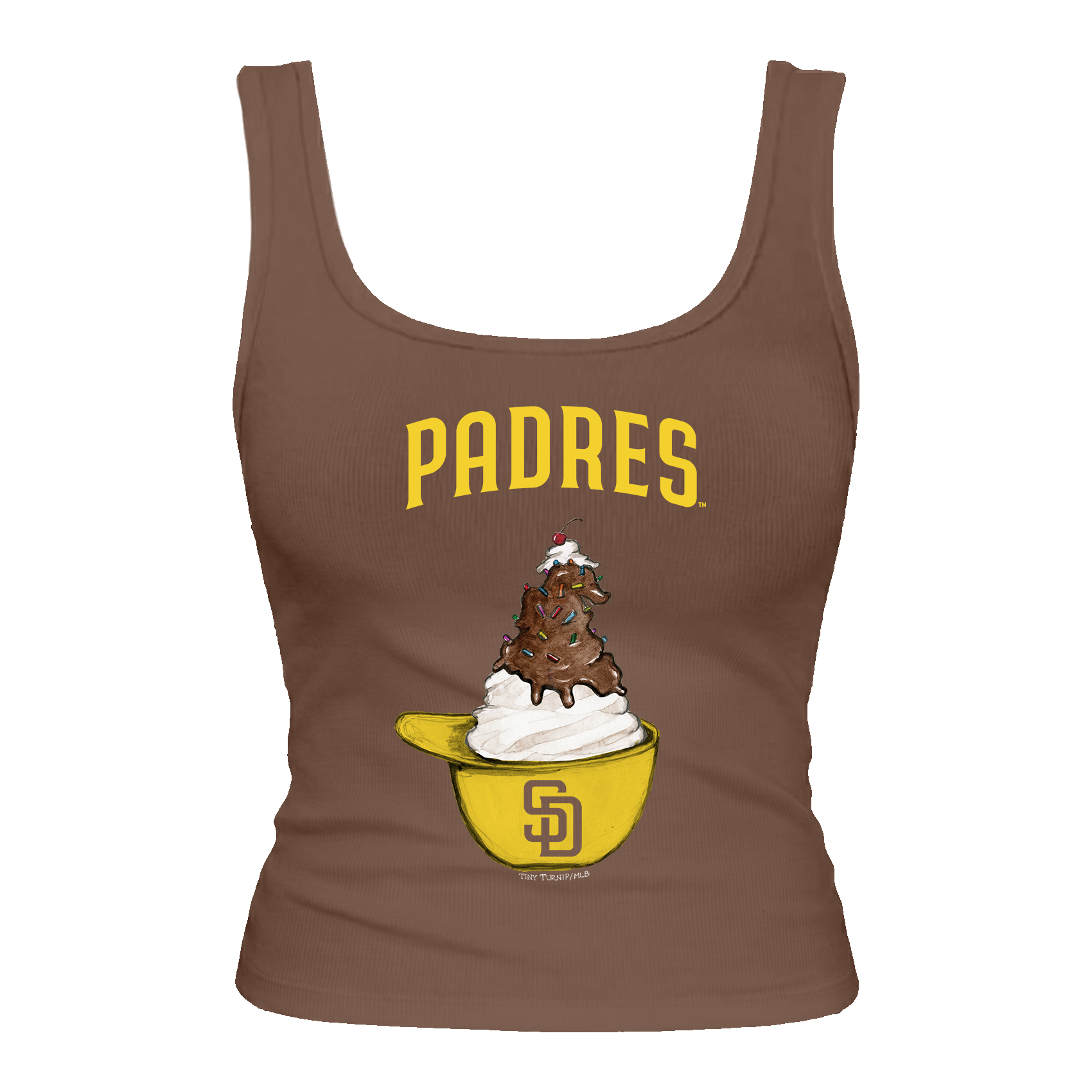 San Diego Padres Sundae Helmet Emmy Tank