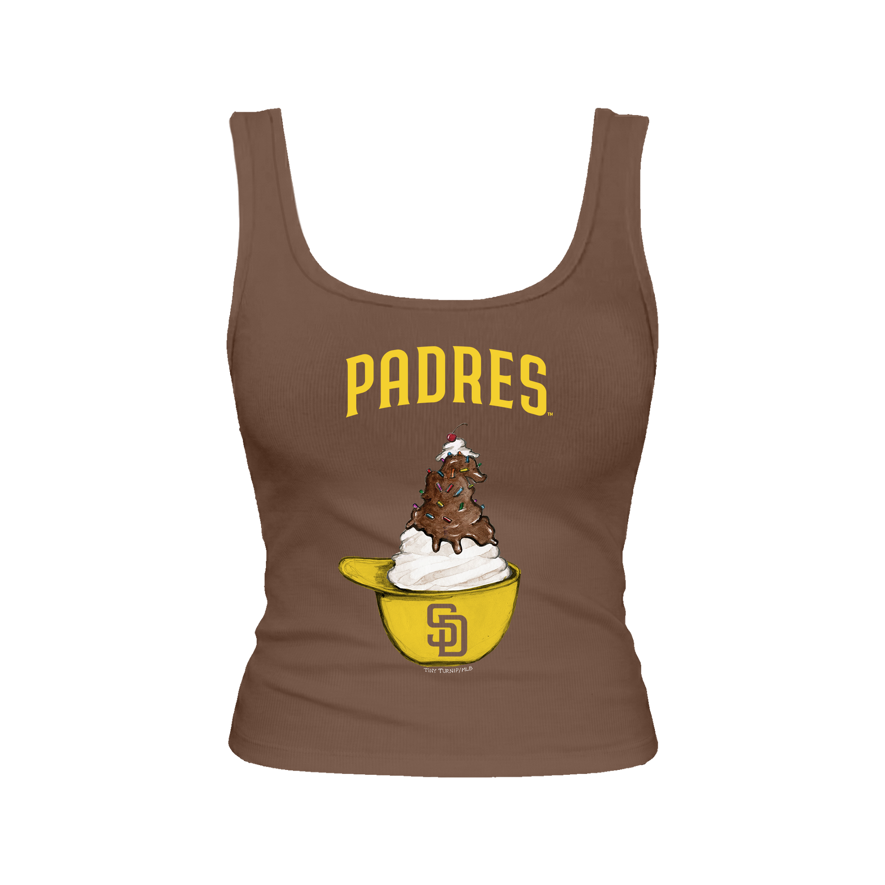 San Diego Padres Sundae Helmet Emmy Tank