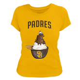 San Diego Padres Sundae Helmet Women's Tee Shirt