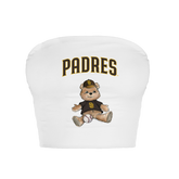 San Diego Padres Teddy Crop Tube Top