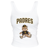 San Diego Padres Teddy Ribbed Tank - Tiny Turnip