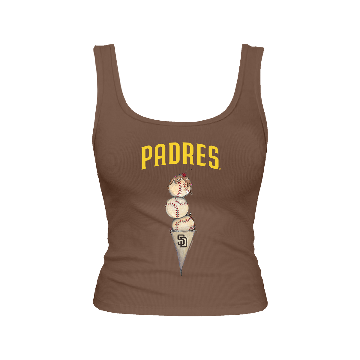 San Diego Padres Triple Scoop Emmy Tank