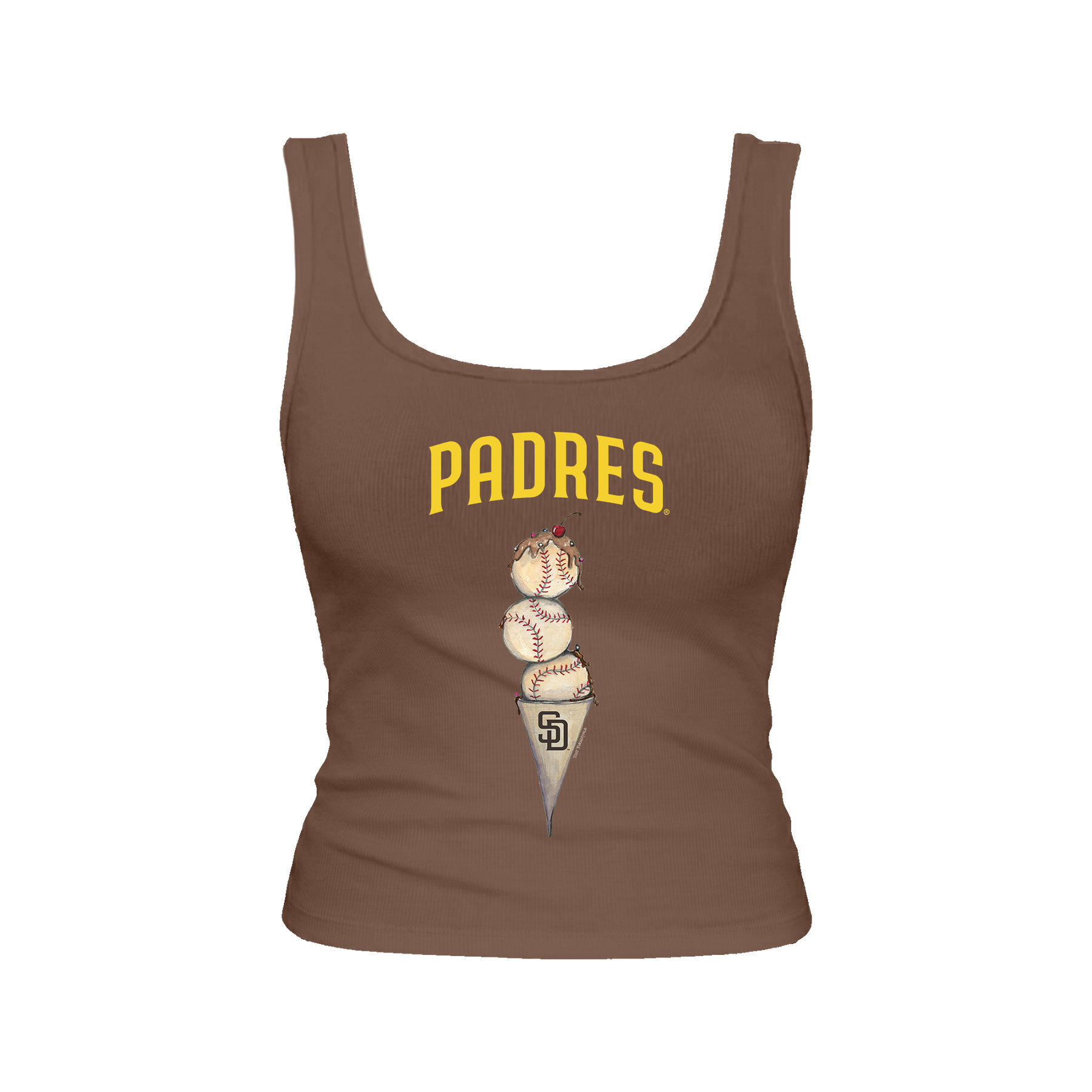 San Diego Padres Triple Scoop Emmy Tank