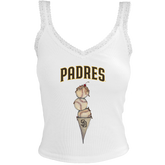 San Diego Padres Triple Scoop Lace Tank